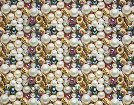 Bling Pearls Gemstones dog collar #4